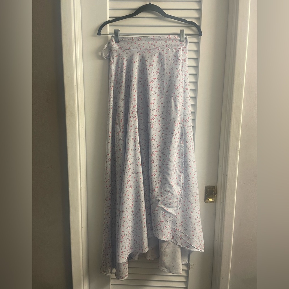Denim & Supply Ralph Lauren Size small full wrap maxi skirt.Light weight & flowy - Picture 2 of 12